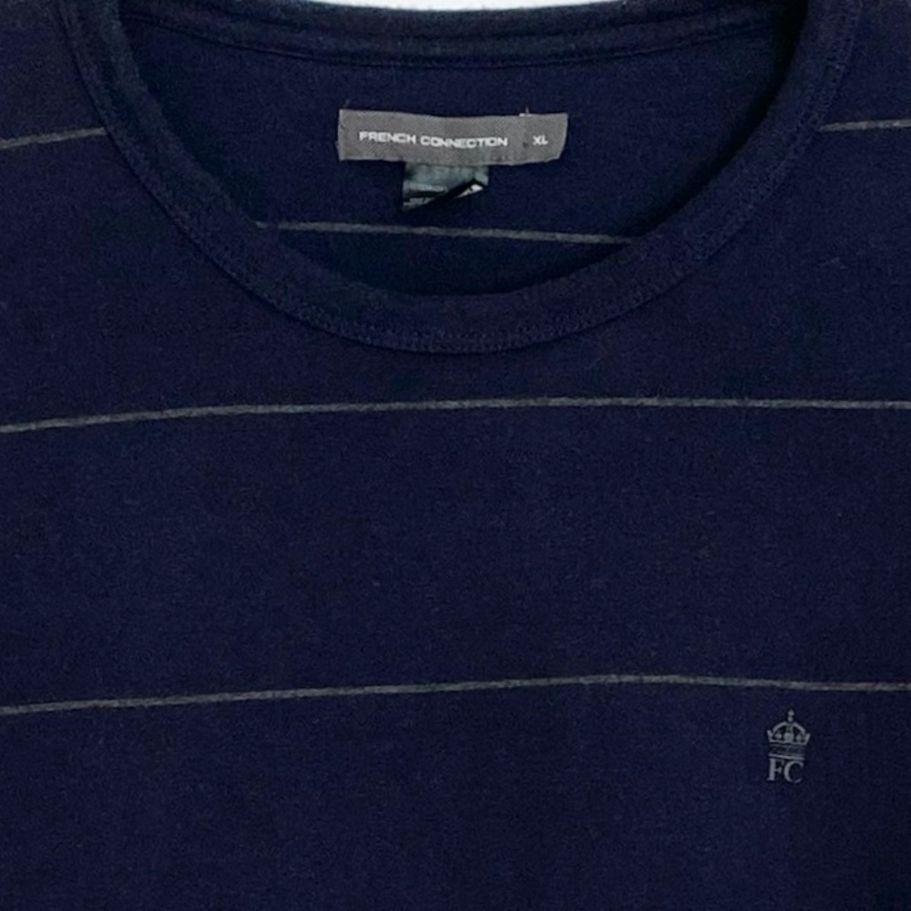 French Connection Thin Stripe T-Shirt - XL - Picture 4 of 5